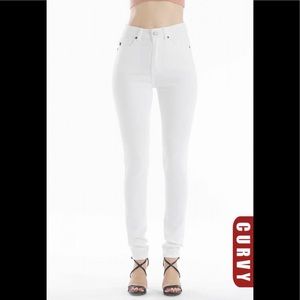 KanCan white skinny jeans